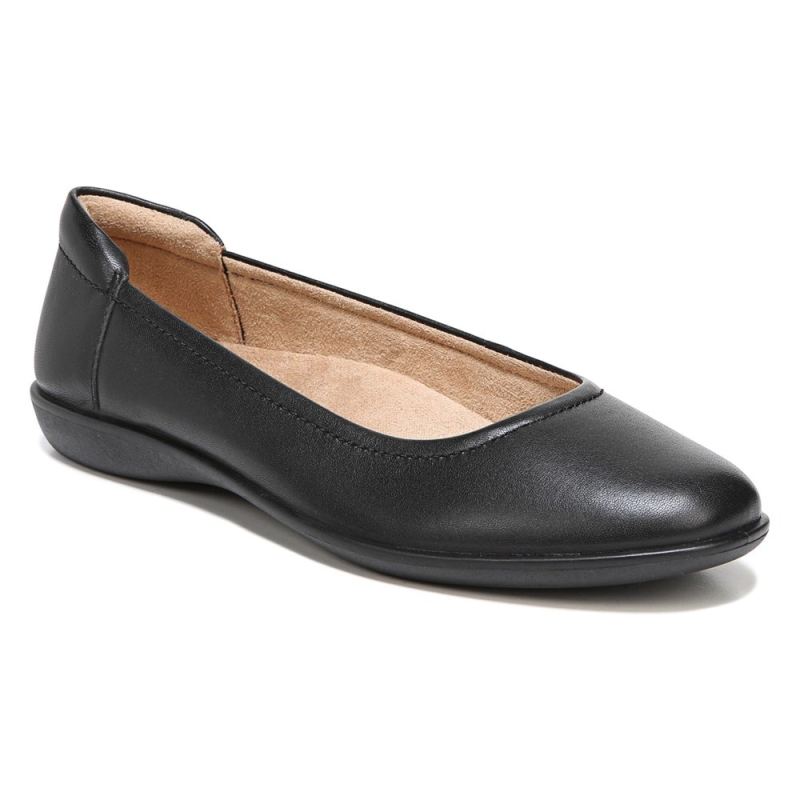 Naturalizer Women's Flexy Flat - Black Leather