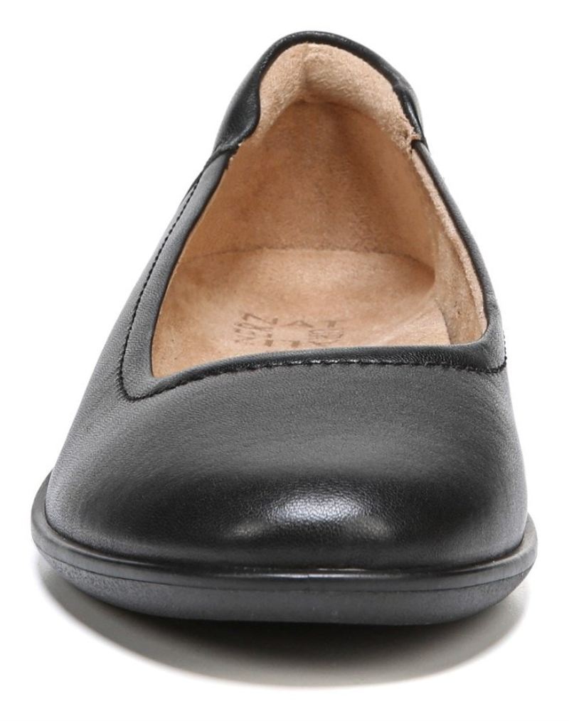 Naturalizer Women's Flexy Flat - Black Leather