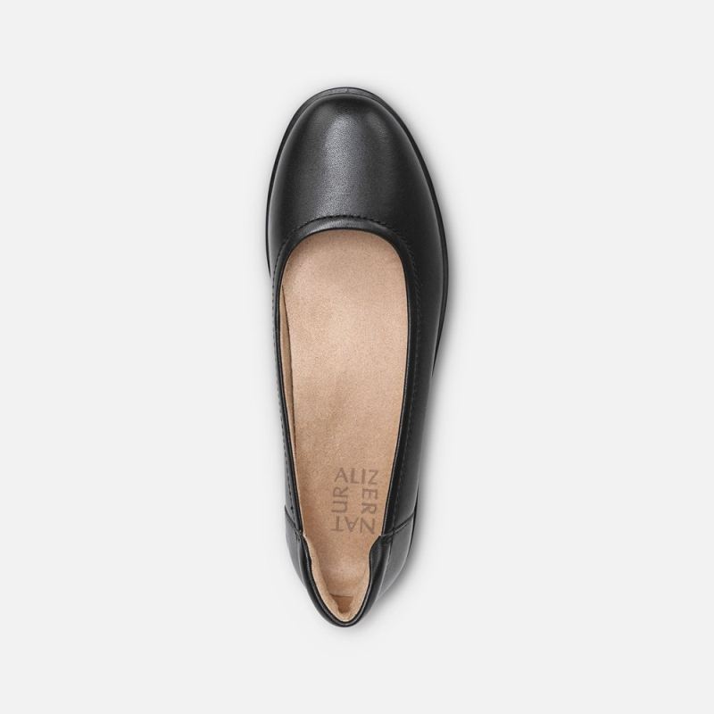 Naturalizer Women's Flexy Flat - Black Leather