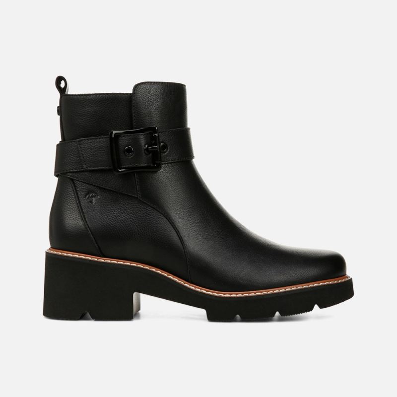 Naturalizer Women's Darry Strap Bootie - Black Leather