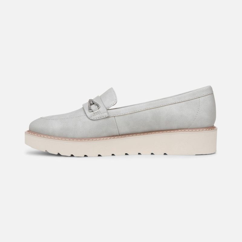 Naturalizer Women's Elin Loafer - Grey Faux Leather