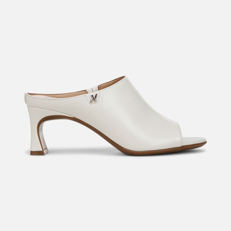 Naturalizer Women's Imogen Dress Sandal - Warm White Faux Leather