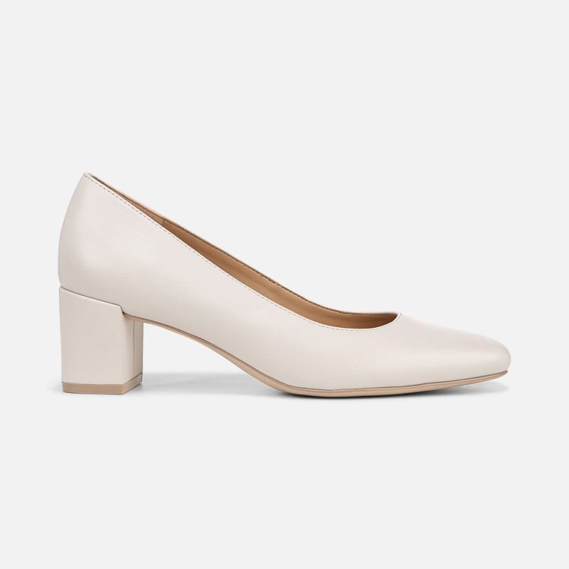 Naturalizer Women's Karina Pump - Satin Pearl Leather