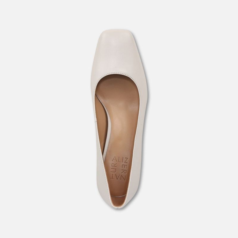 Naturalizer Women's Karina Pump - Satin Pearl Leather