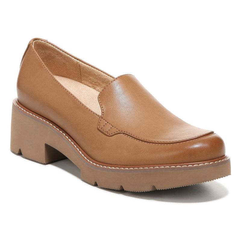 Naturalizer Women's Cabaret Loafer - English Tea Brown Synthetic