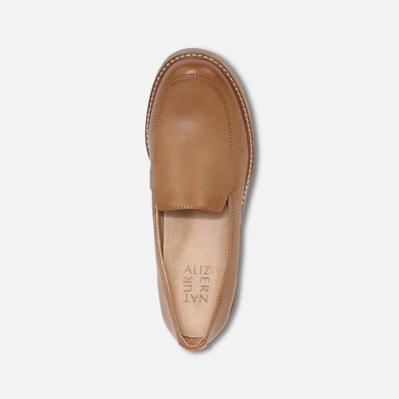 Naturalizer Women's Cabaret Loafer - English Tea Brown Synthetic