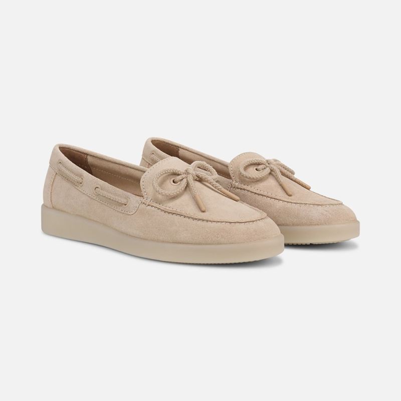 Naturalizer Women's Keel Boat Shoe - Coastal Tan Suede