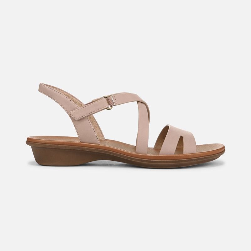 Naturalizer Women's SOUL Shenna Sandal - Vintage Mauve Faux Nubuck