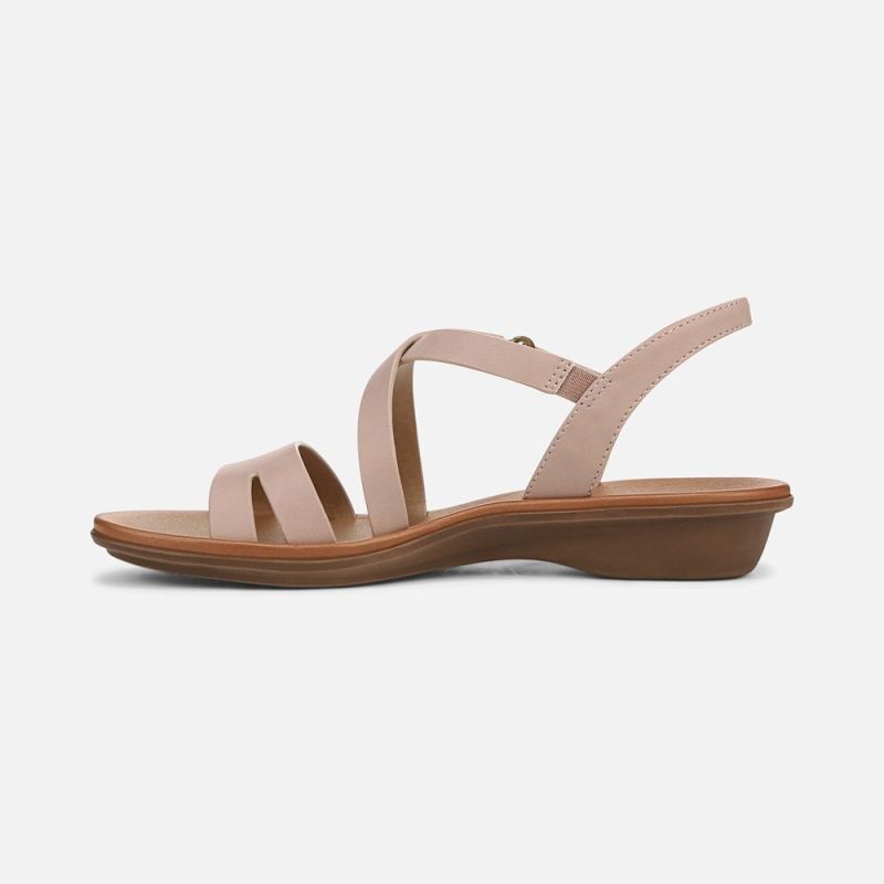 Naturalizer Women's SOUL Shenna Sandal - Vintage Mauve Faux Nubuck
