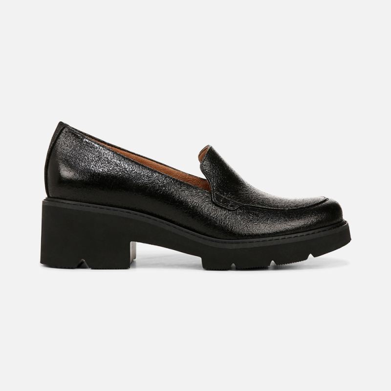 Naturalizer Women's Cabaret Loafer - Black Faux Leather