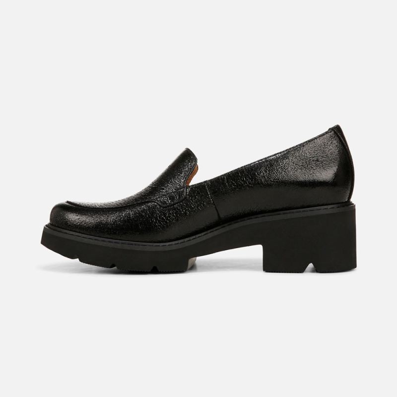 Naturalizer Women's Cabaret Loafer - Black Faux Leather