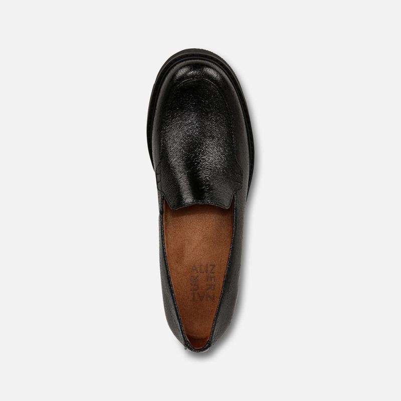 Naturalizer Women's Cabaret Loafer - Black Faux Leather