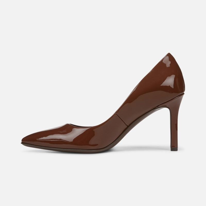Naturalizer Women's Anna Pump - Cappuccino Patent Faux Leather