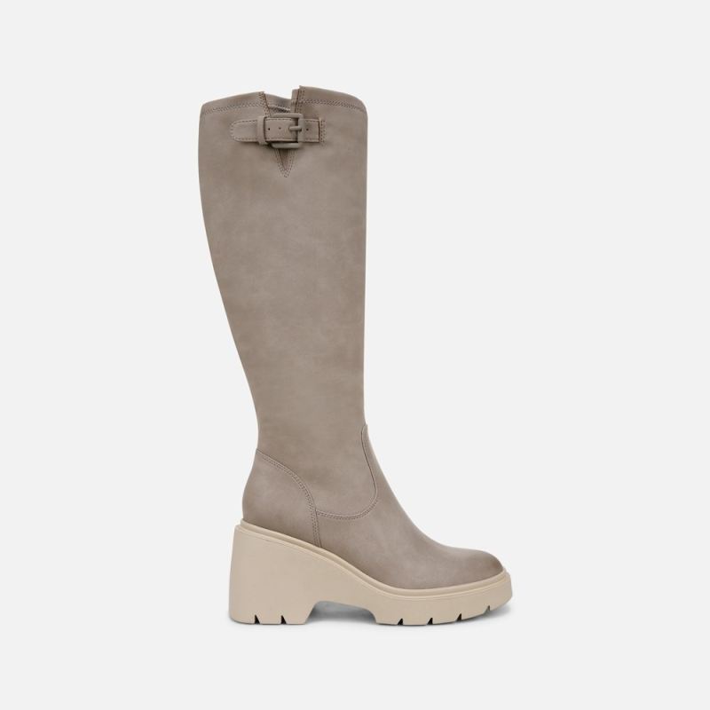 Naturalizer Women's Soul Cache Knee High Boot - Dove Grey Faux Leather