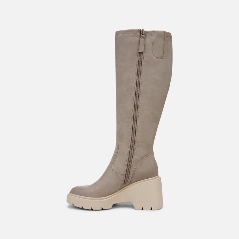 Naturalizer Women's Soul Cache Knee High Boot - Dove Grey Faux Leather