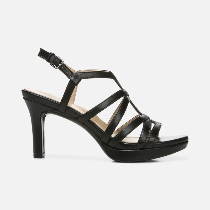 Naturalizer Women's Baylor Dress Sandal - Black Synthetic