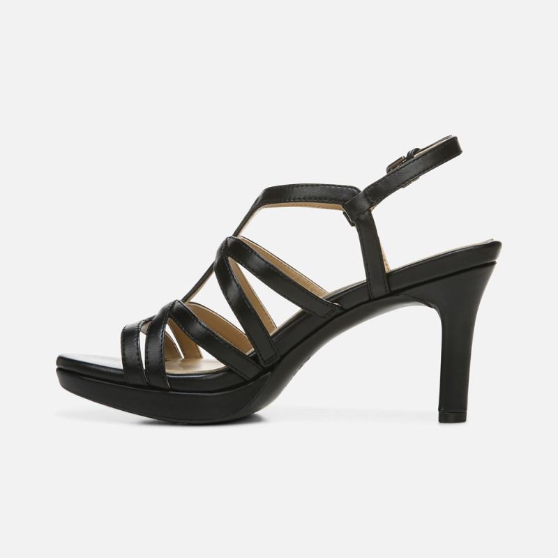 Naturalizer Women's Baylor Dress Sandal - Black Synthetic