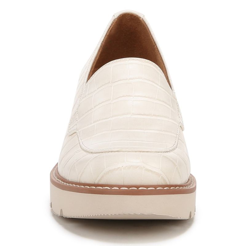 Naturalizer Women's Cabaret Loafer - Porcelain Croco Faux Leather