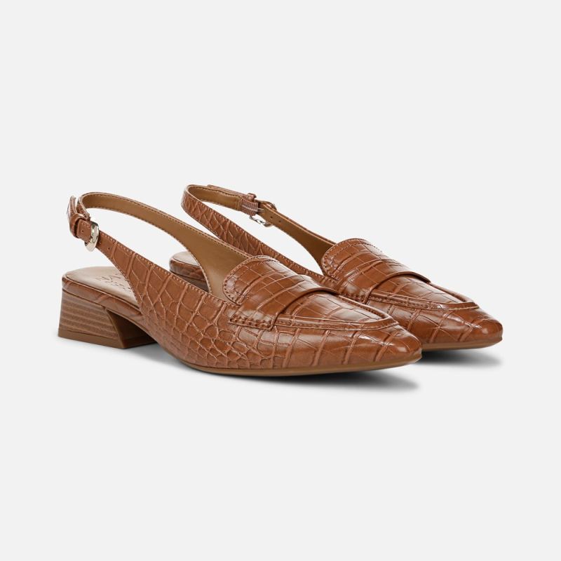 Naturalizer Women's Garner Slingback - English Tea Faux Leather