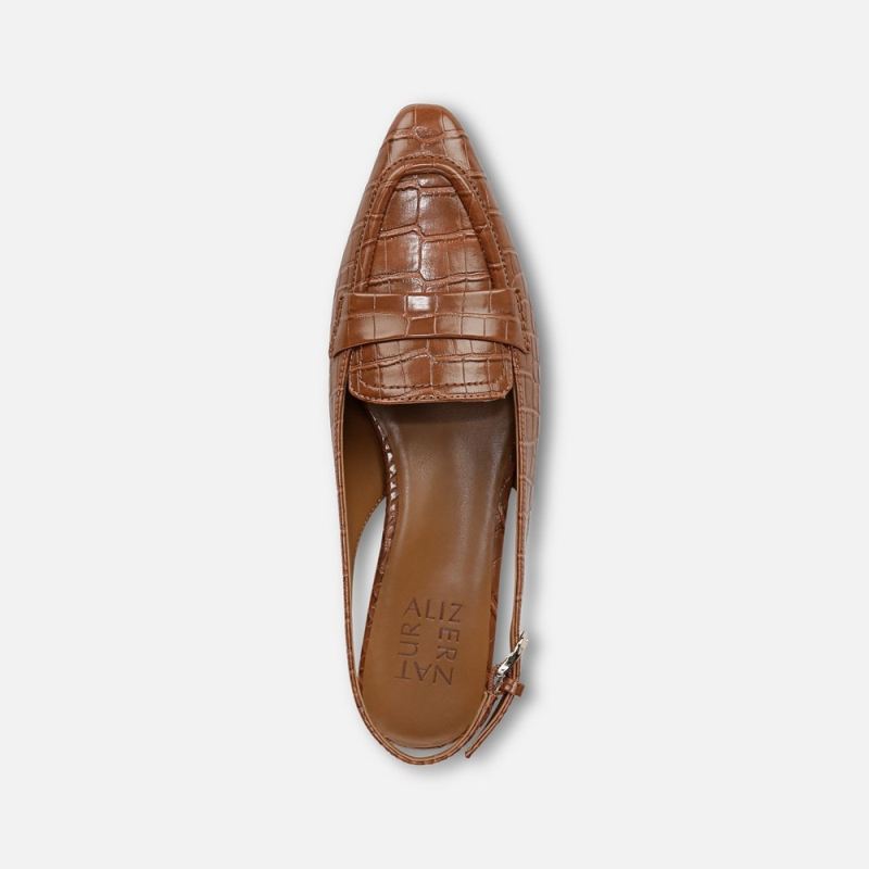 Naturalizer Women's Garner Slingback - English Tea Faux Leather