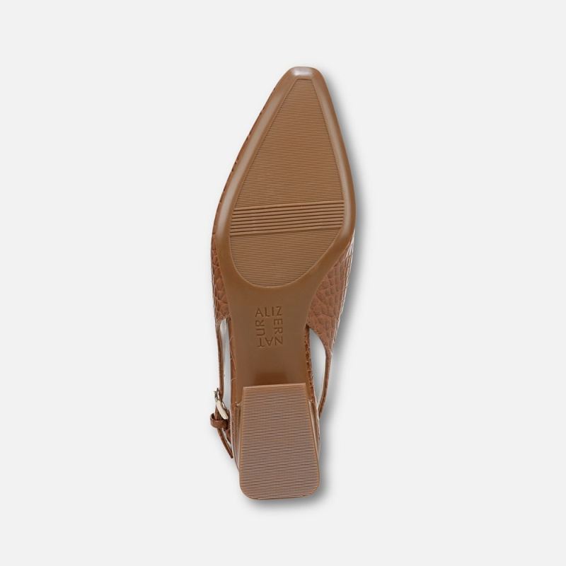 Naturalizer Women's Garner Slingback - English Tea Faux Leather