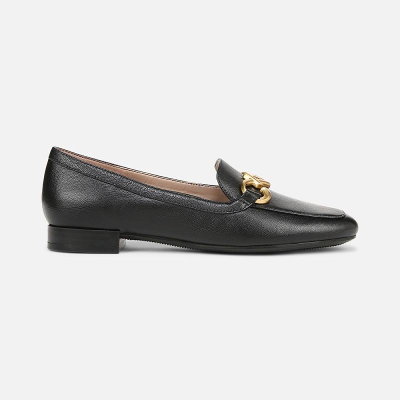Naturalizer Women's Jovie Bit Loafer - Black Leather