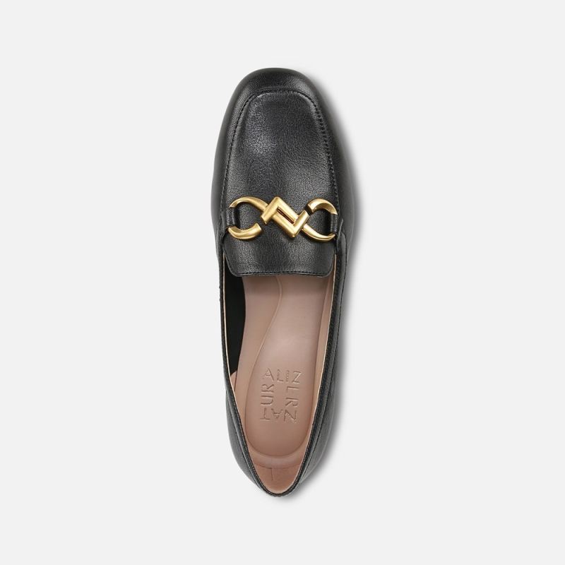 Naturalizer Women's Jovie Bit Loafer - Black Leather