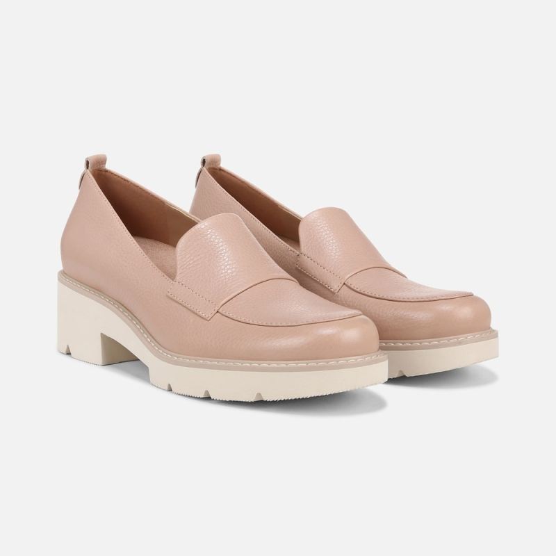 Naturalizer Women's Darry Lug Sole Loafer - Vintage Mauve Leather