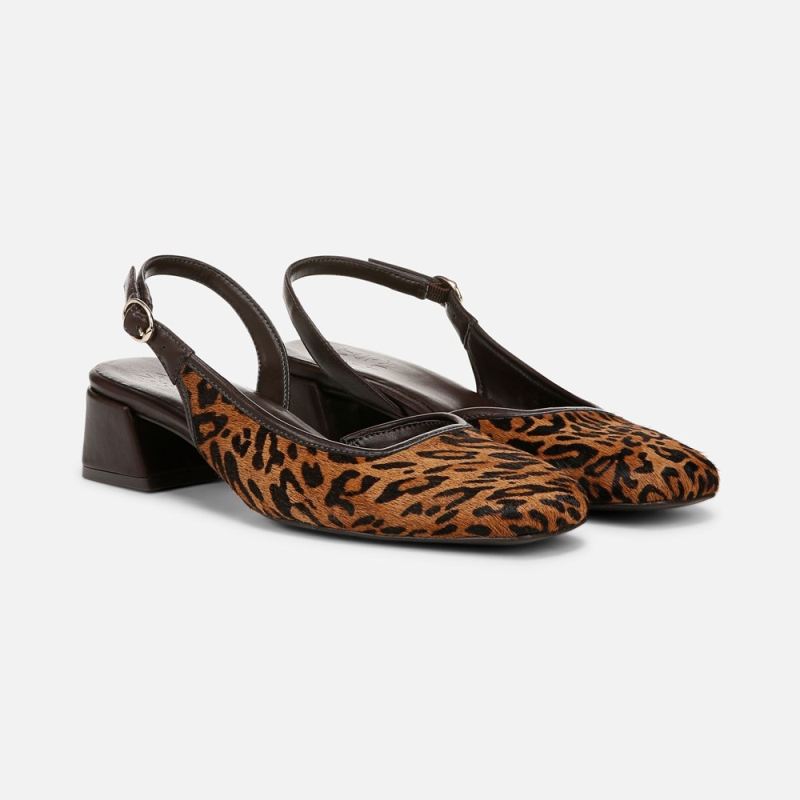 Naturalizer Women's Jayla Slingback Pump - Brown Multi Leather