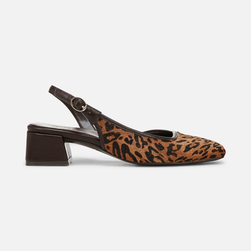 Naturalizer Women's Jayla Slingback Pump - Brown Multi Leather