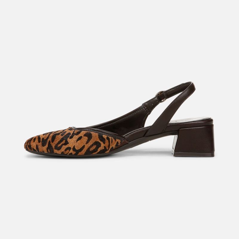 Naturalizer Women's Jayla Slingback Pump - Brown Multi Leather