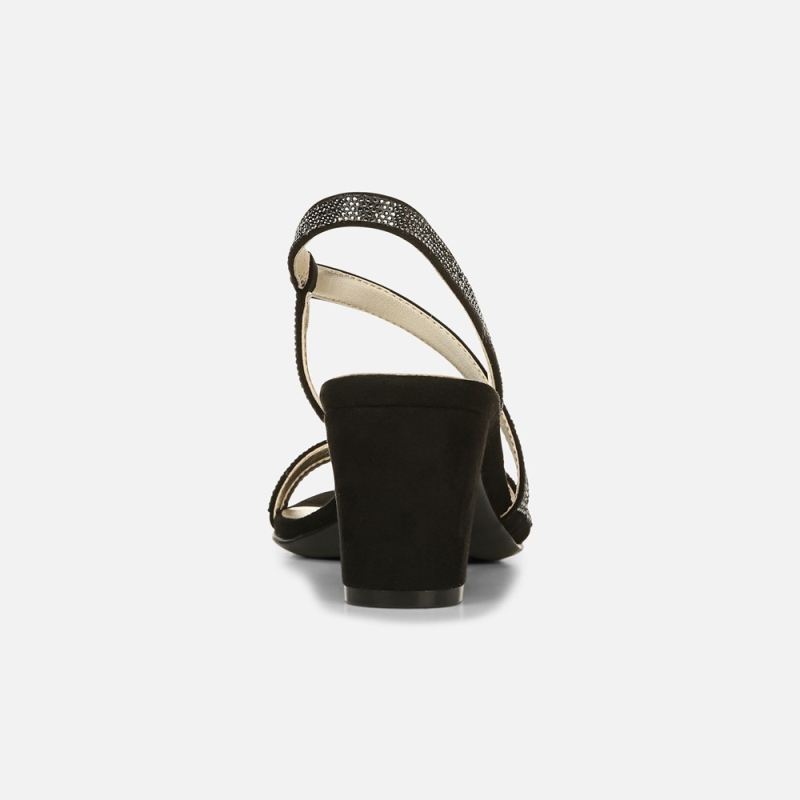 Naturalizer Women's Vanessa Dress Sandal - Black Fabric
