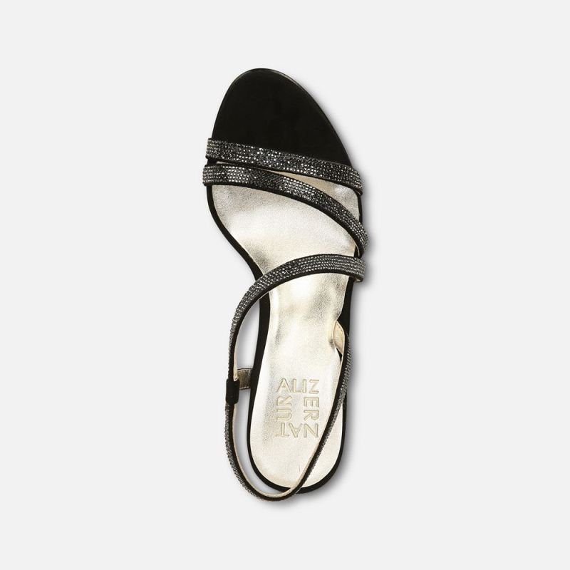 Naturalizer Women's Vanessa Dress Sandal - Black Fabric