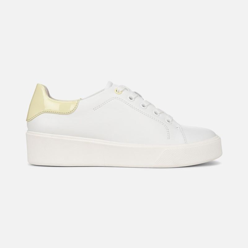 Naturalizer Women's Morrison 2.0 Lace Up Sneaker - White/Pastel Lime