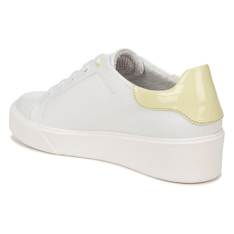 Naturalizer Women's Morrison 2.0 Lace Up Sneaker - White/Pastel Lime