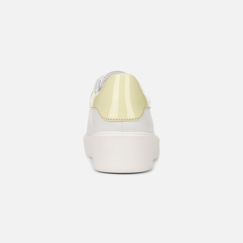 Naturalizer Women's Morrison 2.0 Lace Up Sneaker - White/Pastel Lime
