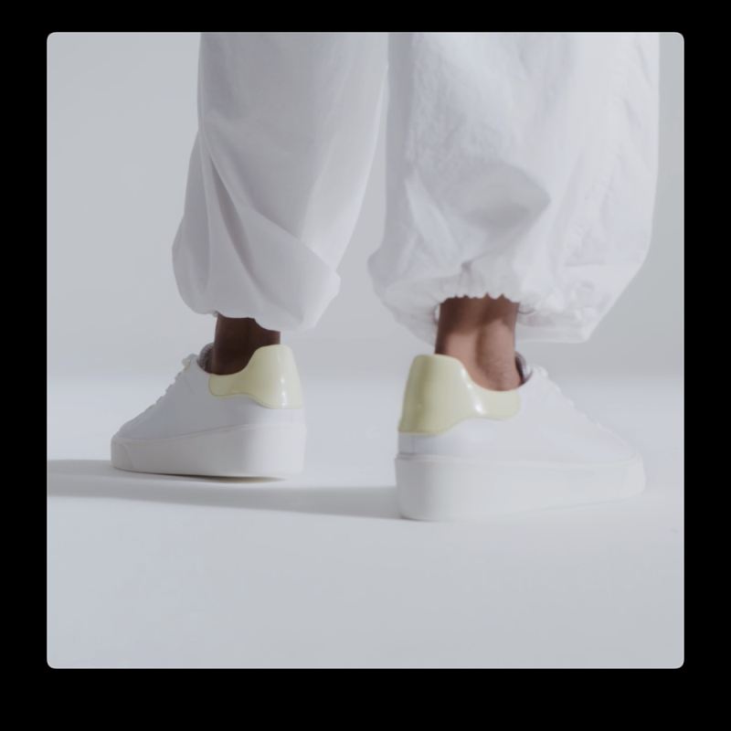 Naturalizer Women's Morrison 2.0 Lace Up Sneaker - White/Pastel Lime