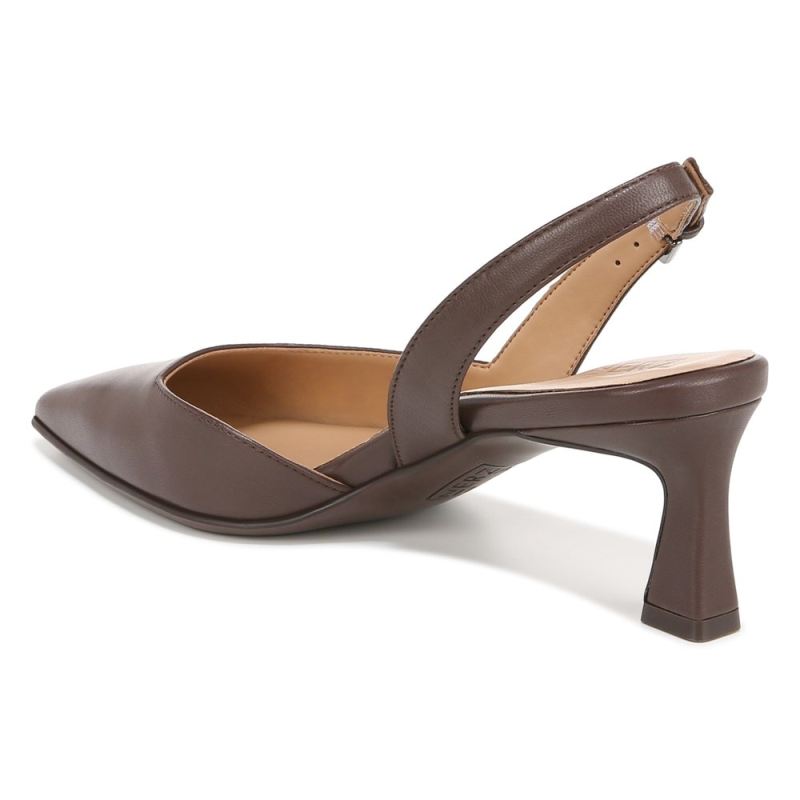 Naturalizer Women's Dalary Slingback Pump - Mocha Leather