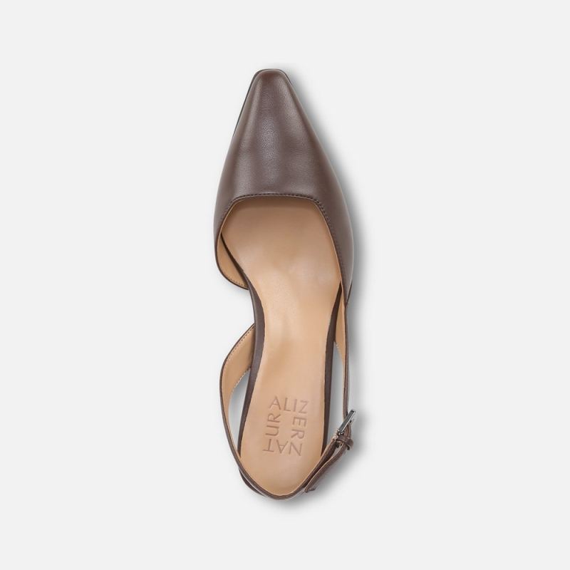 Naturalizer Women's Dalary Slingback Pump - Mocha Leather