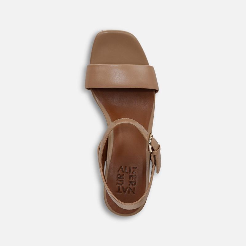 Naturalizer Women's Rose Dress Sandal - Bamboo Tan Leather