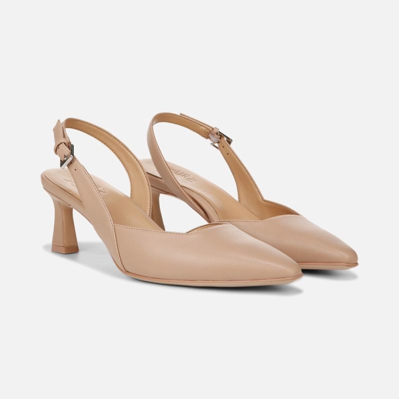 Naturalizer Women's Dalary Slingback Pump - Creme Brulee Leather