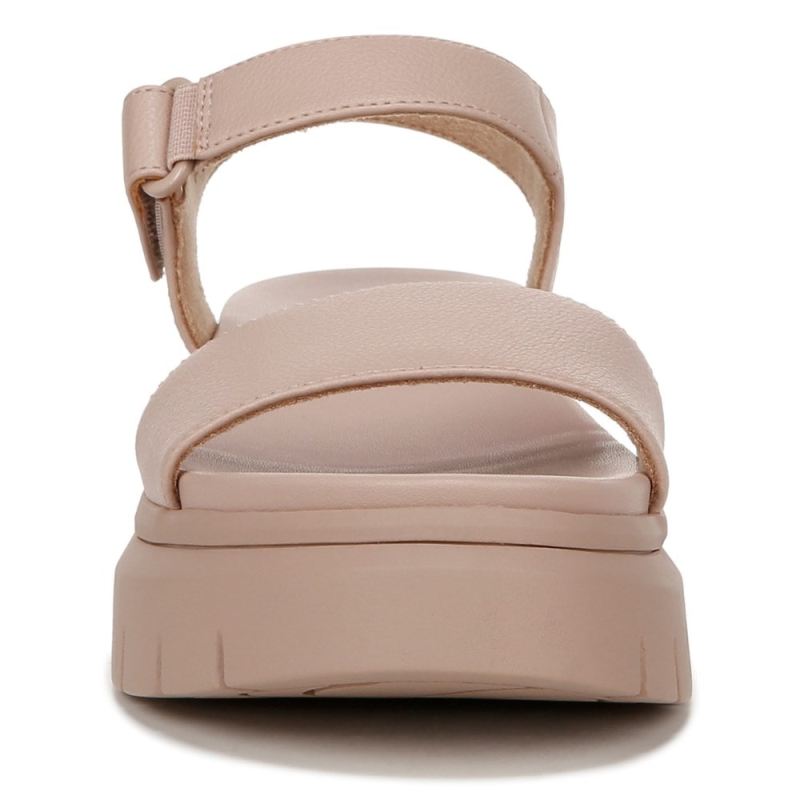 Naturalizer Women's SOUL Poppi Wedge Sandal - Blush Tumbled
