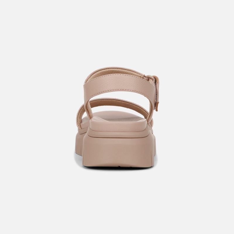 Naturalizer Women's SOUL Poppi Wedge Sandal - Blush Tumbled