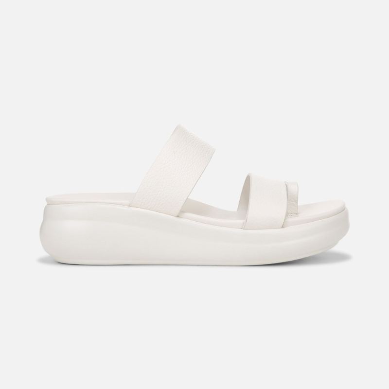 Naturalizer Women's Drift 2 Sandal - Warm White Leather