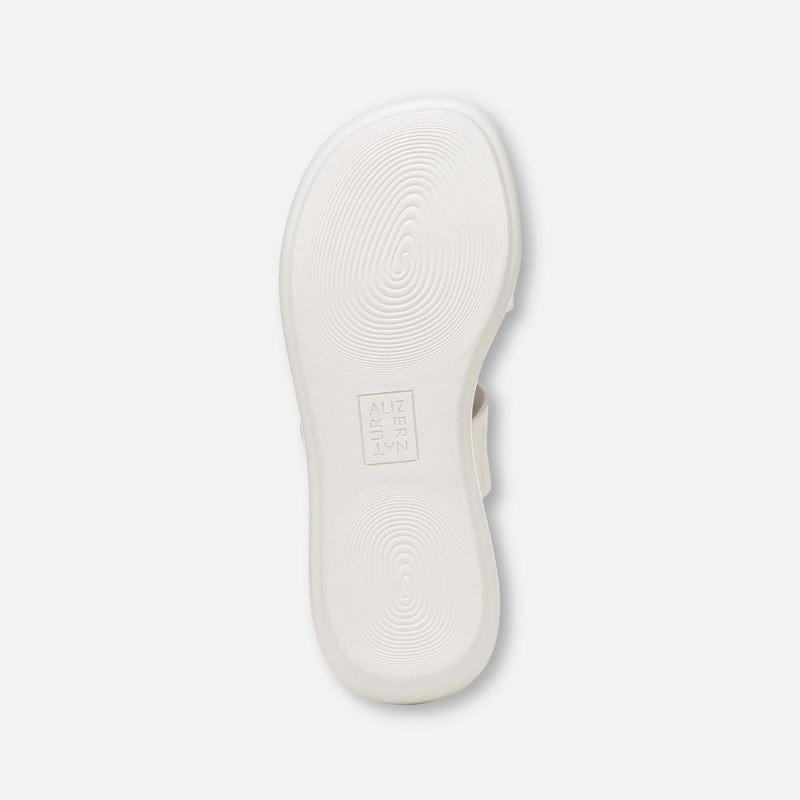 Naturalizer Women's Drift 2 Sandal - Warm White Leather