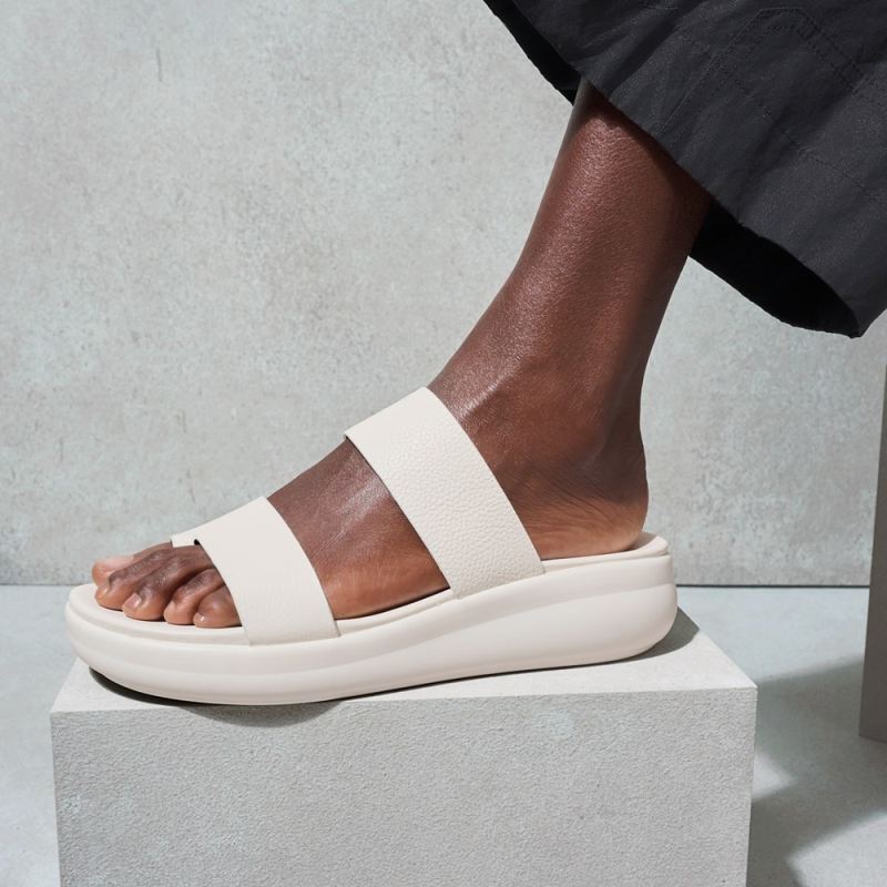Naturalizer Women's Drift 2 Sandal - Warm White Leather