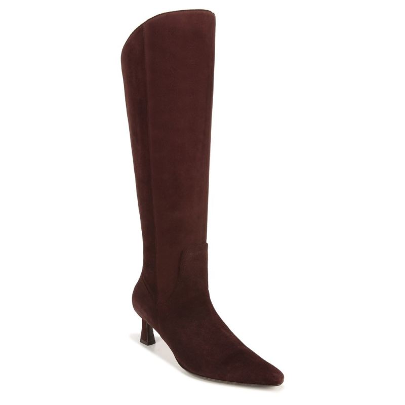 Naturalizer Women's Deesha Knee High Boot - Mahogany Brown Suede