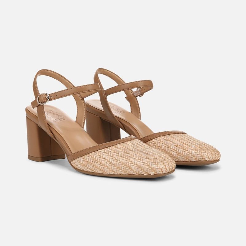 Naturalizer Women's Wave Dress Shoe - Brown Woven Fabric