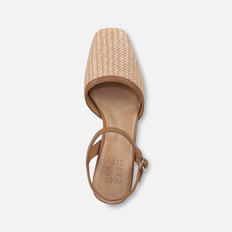 Naturalizer Women's Wave Dress Shoe - Brown Woven Fabric