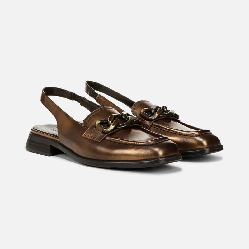 Naturalizer Women's Frances Slingback Loafer - Bronze Leather